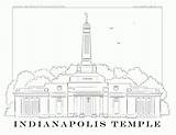 Temple Coloring Popular sketch template