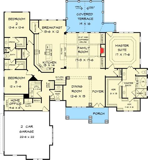 great ideas  craftsman house plans  butlers pantry
