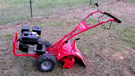 Review And Use Of Our New Craftsman 16 Inch 208cc Rear Tine Tiller