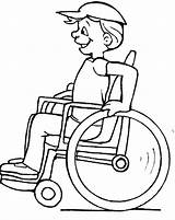 Handicap Getdrawings Disabilities sketch template