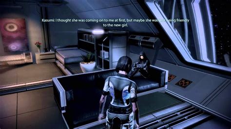Mass Effect 2 Kasumi About Kelly And Shepard Romance