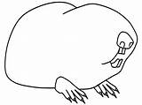 Coloring Rat Pages Mole Colouring Popular Library Clipart Coloringhome sketch template