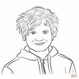 Sheeran Ed Coloring Pages Pop Drawing Celebreties Stars Famous Printable People Styles Musicians Supercoloring Categories sketch template