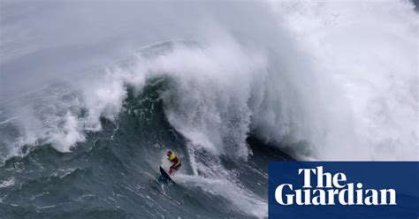 Surfers Ride Massive Waves At Nazaré In Portugal In Pictures Sport