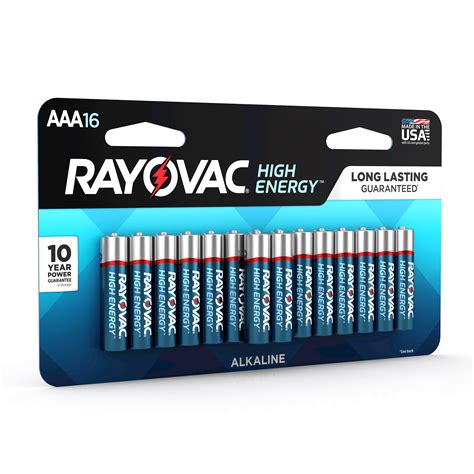 Rayovac High Energy Alkaline Aaa Batteries 16 Count