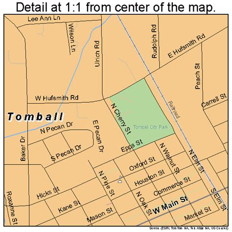 tomball texas street map