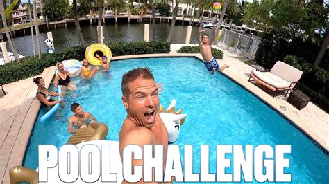 day swimming pool challenge youtube