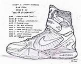 Kobe Shoe Bryant Sketch Greatness Fan Nike Coloring Pinoy Shoes Sneakers Decade Jordan Tribute Nba High Pages Sketches Sneaker Template sketch template