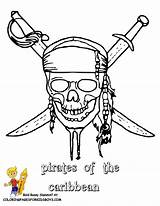 Pirates Caribbean Coloring Pages Pirate Flag Logo Clipart Outline Print Library sketch template