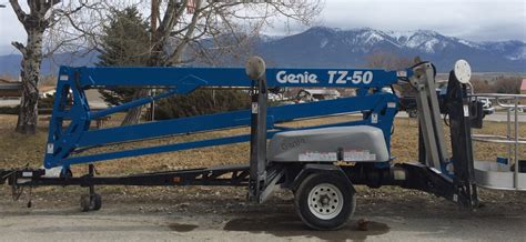 genie tz towable boom lift north  rentals