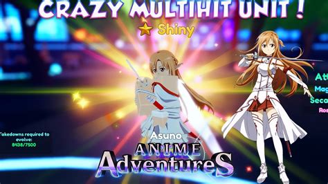 shiny asuna   good spa anime adventures youtube