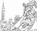 Batman Arkham Coloring Pages City Cartoons Printable Superheroes Origins Template sketch template