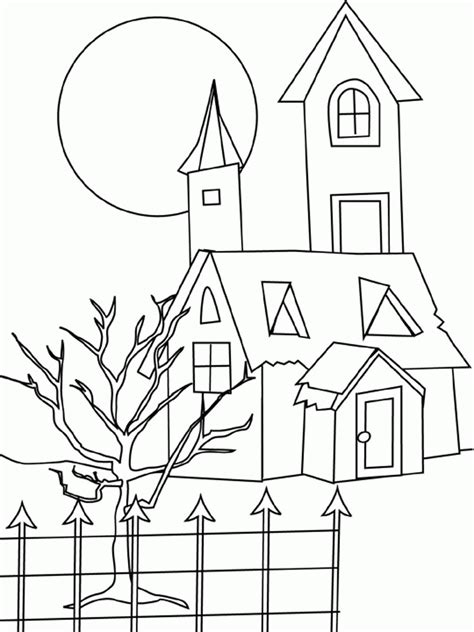 printable house coloring pages  adults candy house coloring page