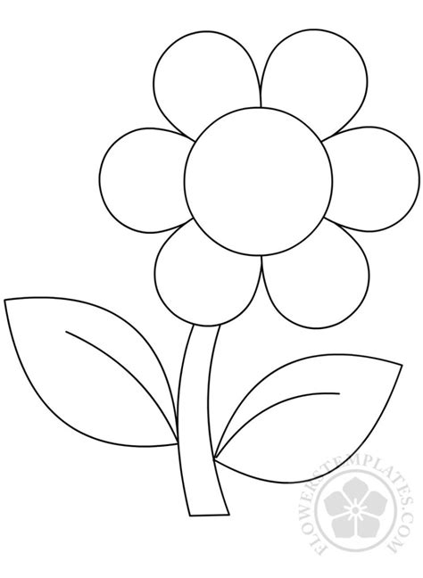 flowers  kids coloring pages flowers templates