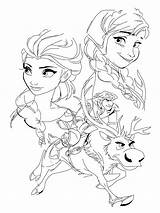 Coloring Pages Kristoff Anna Getcolorings Frozen sketch template