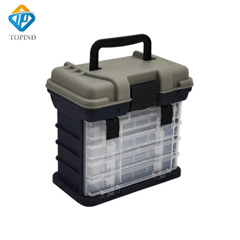 topind xxcm  layer ppabs carp fishing tackle box fishing storage boxes fly tying tools