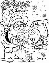 Christmas Colouring Pages Colour Kids Print Santa Age Years sketch template