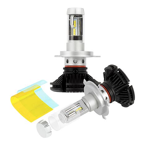 led headlight kit  led fanless headlight conversion kit  adjustable color temperature