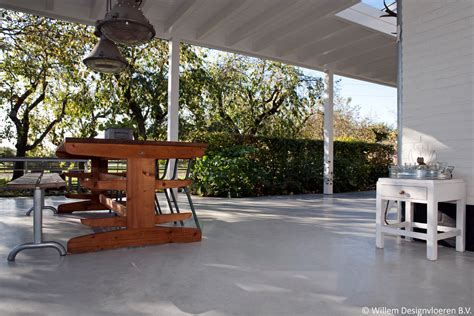 betonnen terrasvloer willem designvloeren betonnen terras buitendecoraties terras