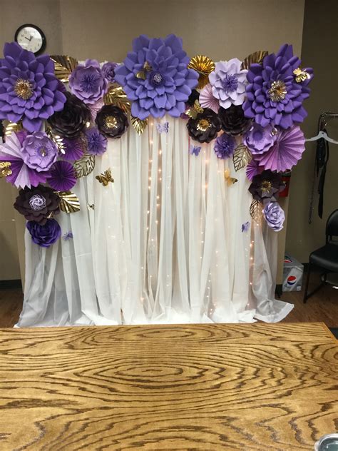 purple paper flower backdrop paper flower backdrop wedding flower backdrop wedding paper