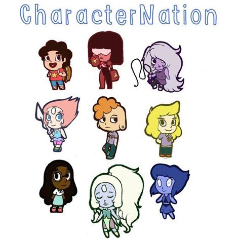 Steven Universe Stickers 14 Characters Fan Art Por