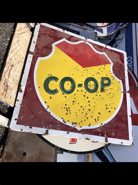 early coop sign collectors weekly