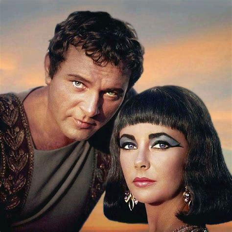 Elizabeth Taylor And Richard Burton In Cleopatra 1963