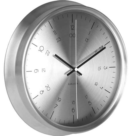 karlsson nautical stainless steel wall clock kidscollections