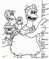Chicken Run Ginger Coloring Pages Friends Kids Printable sketch template