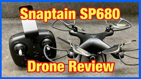 snaptain sp drone review youtube