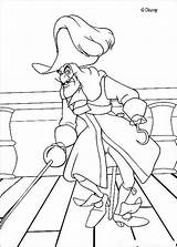 Pan Peter Pages Hook Captain Colouring Coloring Disney sketch template