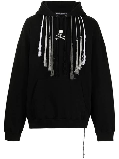 mastermind world hoodie mit logo print farfetch