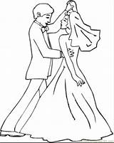 Coloring Wedding Pages Dance Printable Kids Dancing Color Barbie Print Colouring Bride Entertainment Marry Will Cake Drawing Popular Couple Comments sketch template