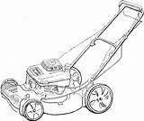 Lawn Mower Drawing Pages Zero Turn Coloring Lawnmower Drawings Sketch Template Paintingvalley sketch template