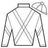 Coloring Derby Kentucky Pages Jockey Melbourne Kids Racing Horse Cup Silks Printable Crafts Party Jersey Silk Craft Race Horses Color sketch template
