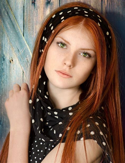 Chrissy Tanyamarkova Red Hair Green Eyes Beautiful