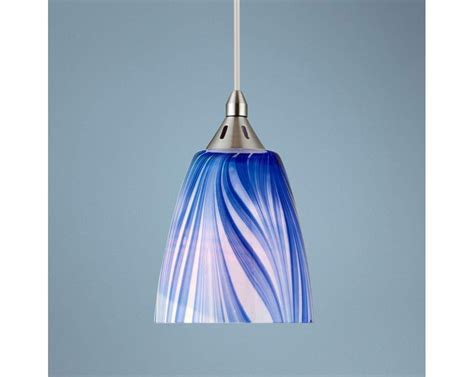 Pendant Light Via Lamps Plus Maurano Blue Blown Glass Pendant Light