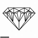 Diamond Coloring Pages Drawing Diamant Ring Line Diamonds Painting Colouring Color Clipart Printable 3d Various Draw Shapes Shape Template Tracing sketch template