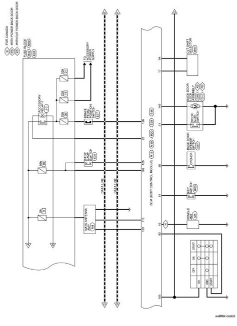 nissan rogue service manual wiring diagram  intelligent key system body control