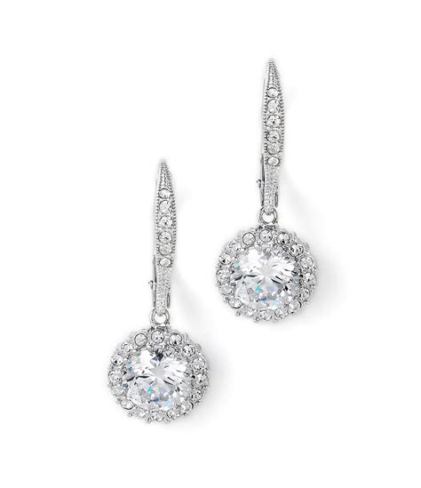 nadri crystal drop earrings  metallic lyst
