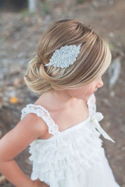 super cute flower girl hairstyle ideas   weddingomania