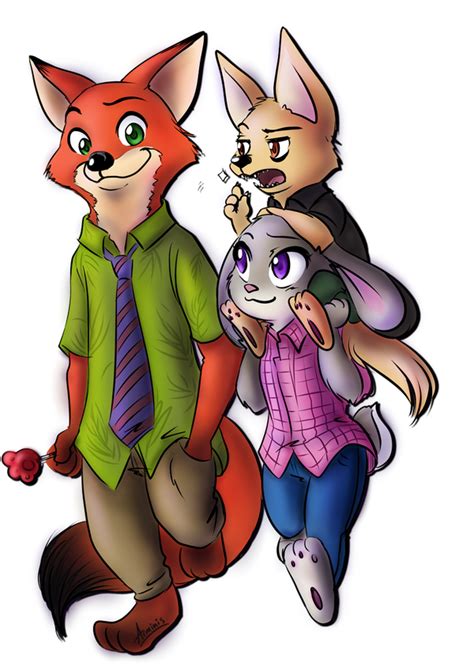 nick judy and finnick by arminis on deviantart