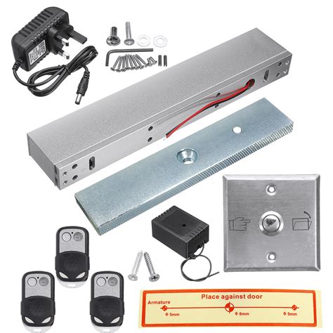 door access control system electric magnetic door lock   remote controls sale banggoodcom