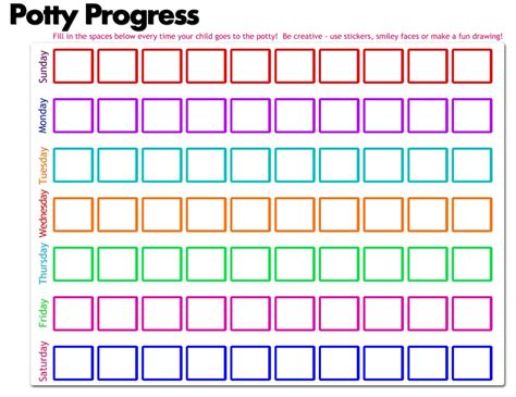 potty sticker chart printable  printable templates