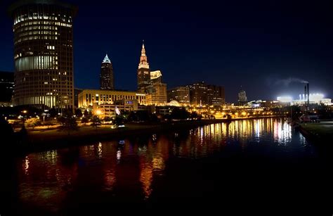 Downtown Cleveland At Night Flickr Photo Sharing