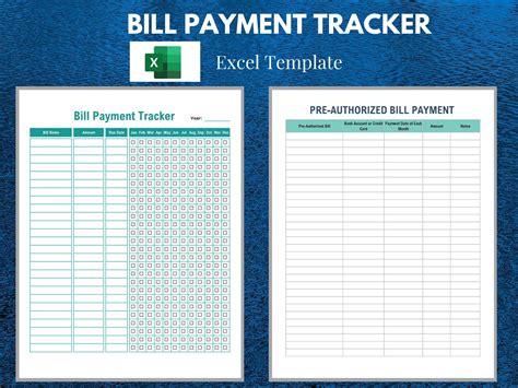 dashboard templates bill payment tracker