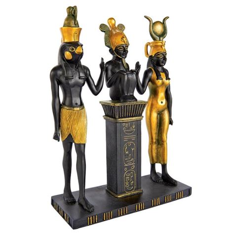 Design Toscano Osiris Isis And Horus Egyptian Gods Statue