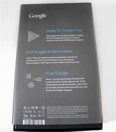 google nexus  tablet review  products xsreviews