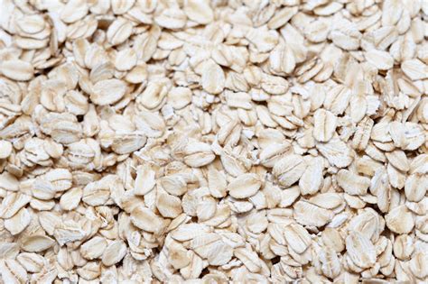 background  rolled oats  stock image