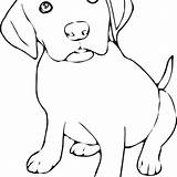 Labrador Pinclipart sketch template